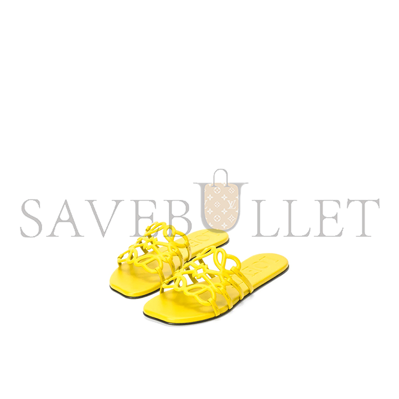 LOEWE PETAL ANAGRAM SLIDE IN SOFT CALFSKIN LLSP465X08-8100